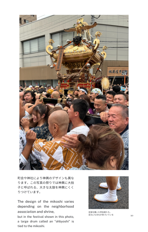 ミニム　ムック本　江戸神輿　写真